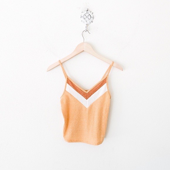 American Eagle Outfitters Tops - new✨ american eagle retro ribbed crop cami tank